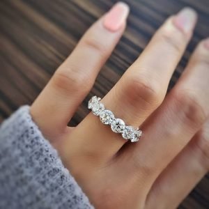 round_cut_diamond_eternity_ring_unique