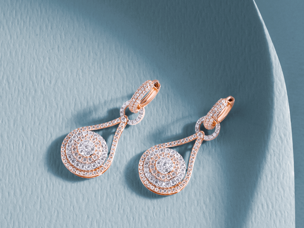 Garavelli Diamond Huggies | Oster Jewelers | diamond earrings